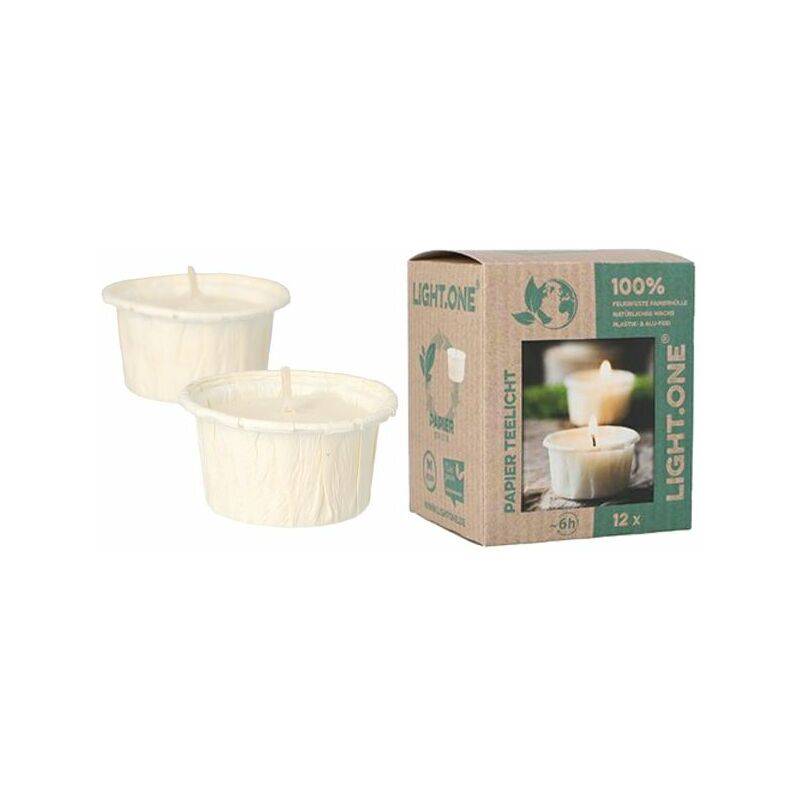 STARPAK Teelichter, Durchmesser: 42 mm, weiß, 50er