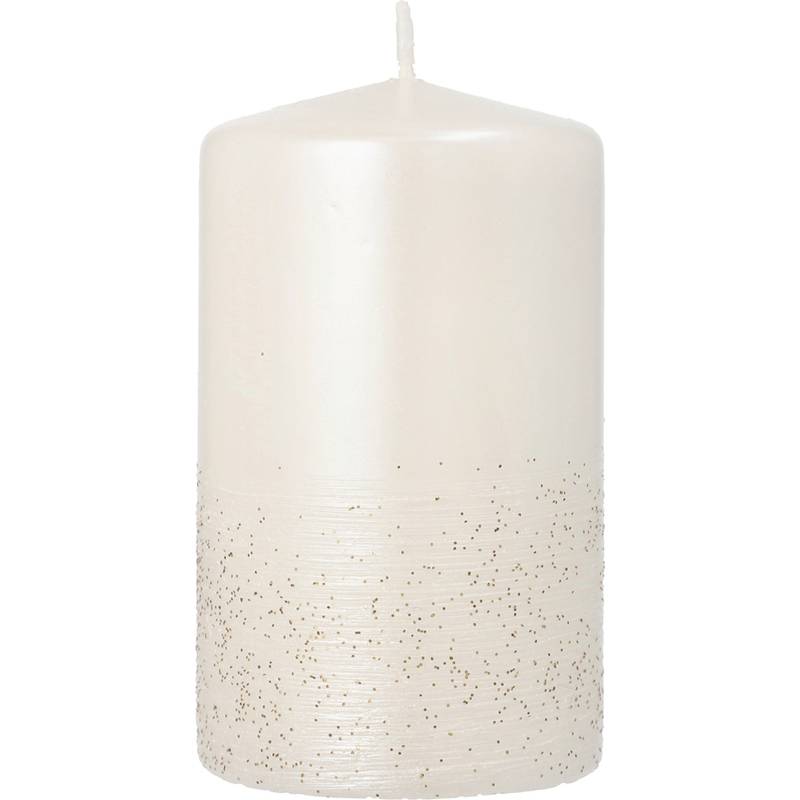STARPAK Stumpenkerze "Safe Candle Fia", 60 mm, perlmutt