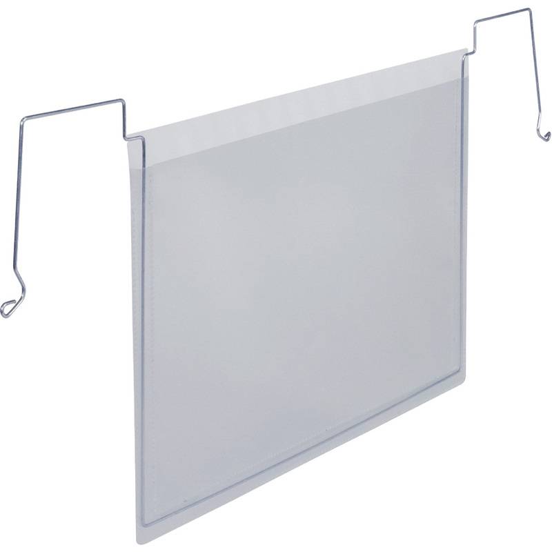 DURABLE Drahtbügeltasche, A5 quer, aus PP, transparent