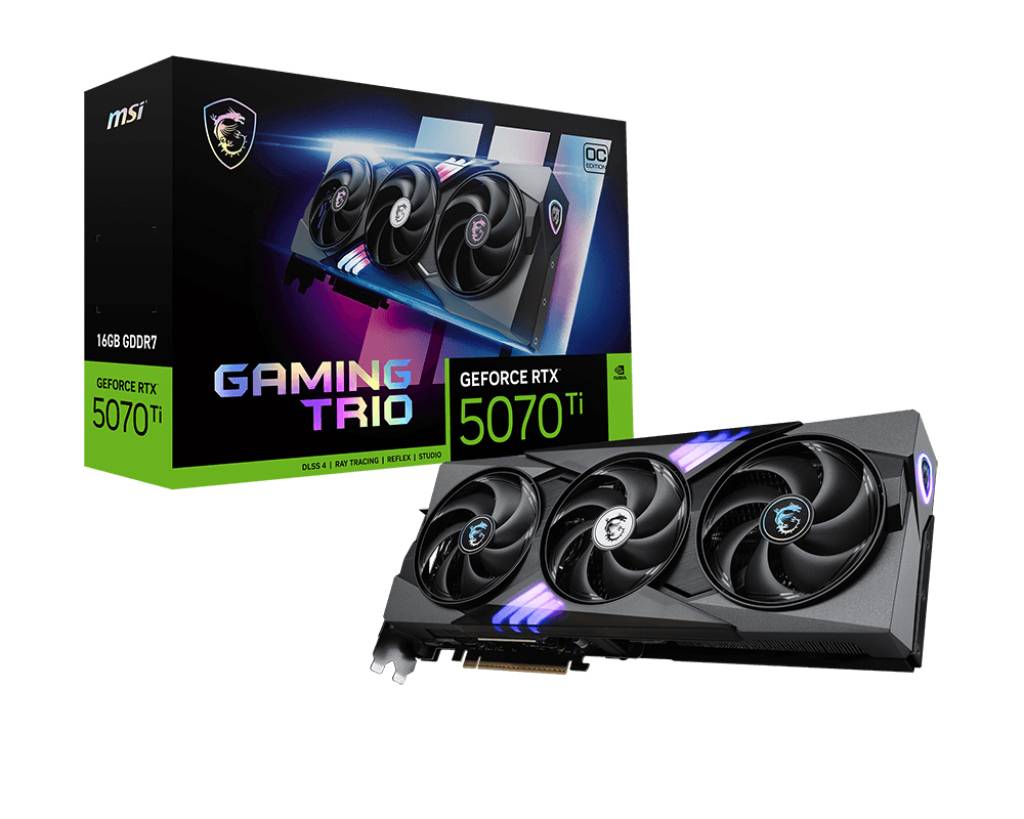 MSI RTX5070 TI Gaming Trio OC 16GB GDDR7 HDMI 3xDP