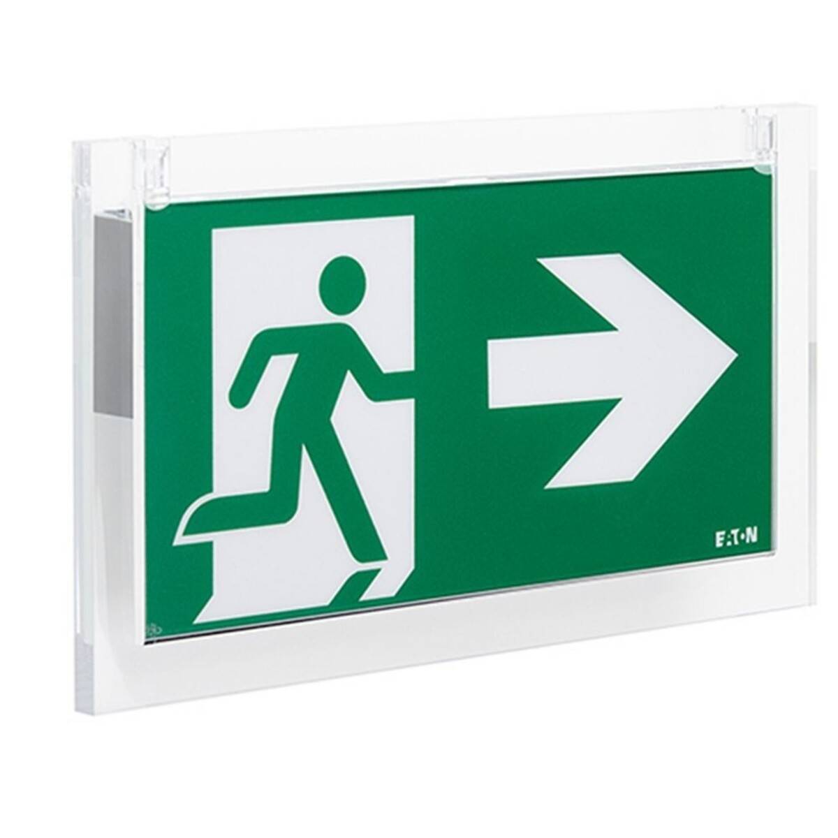 Ceag Notlichtsysteme LED-Rettungszeichenleuchte CrystalWay 19021CG-S
