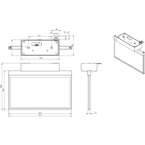 RP-Technik Rettungszeichenleuchte AXD403WL RP-Technik Rettungszeichenleuchte AXD403WL