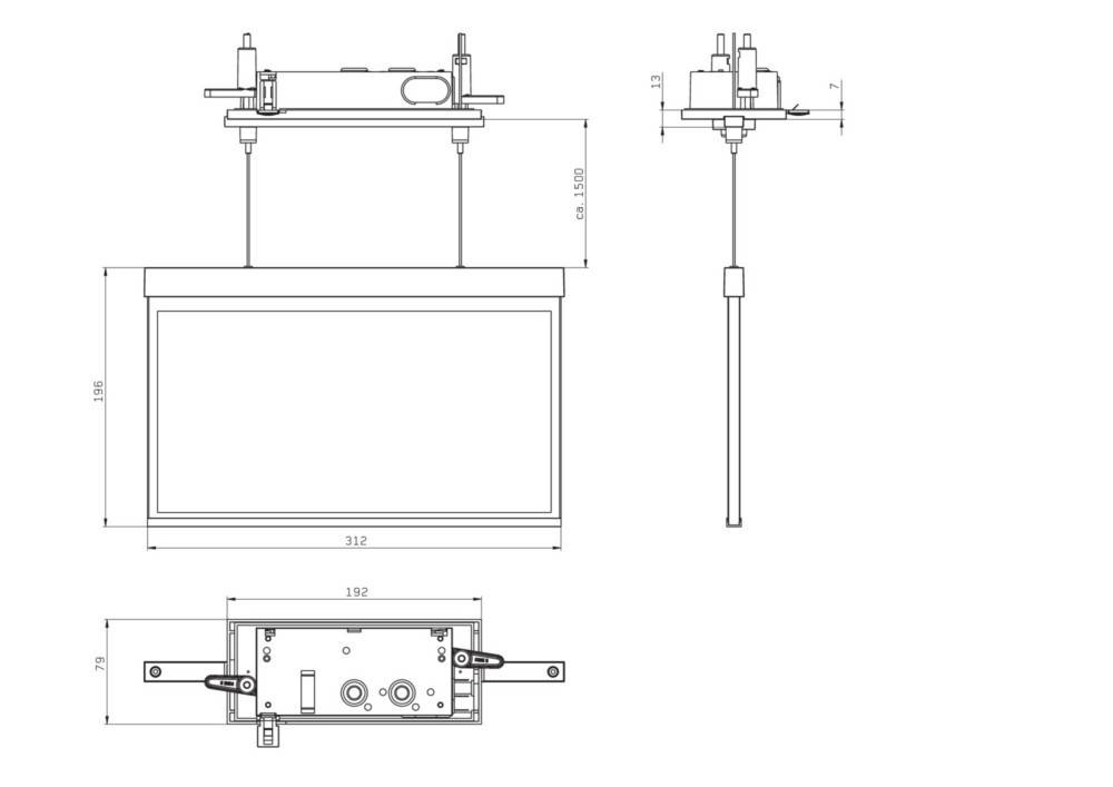 RP-Technik Rettungszeichenleuchte AXCC408WL