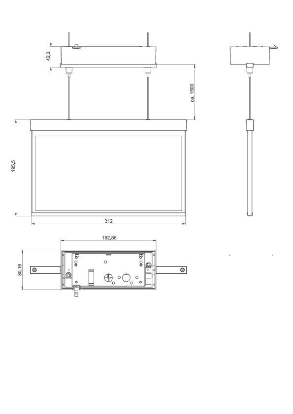 RP-Technik Rettungszeichenleuchte AXDC509CC-E