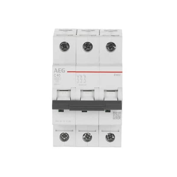 BUSCH JAEGER Leitungsschutzschalter Elfaplus 6kA C-40A 3P