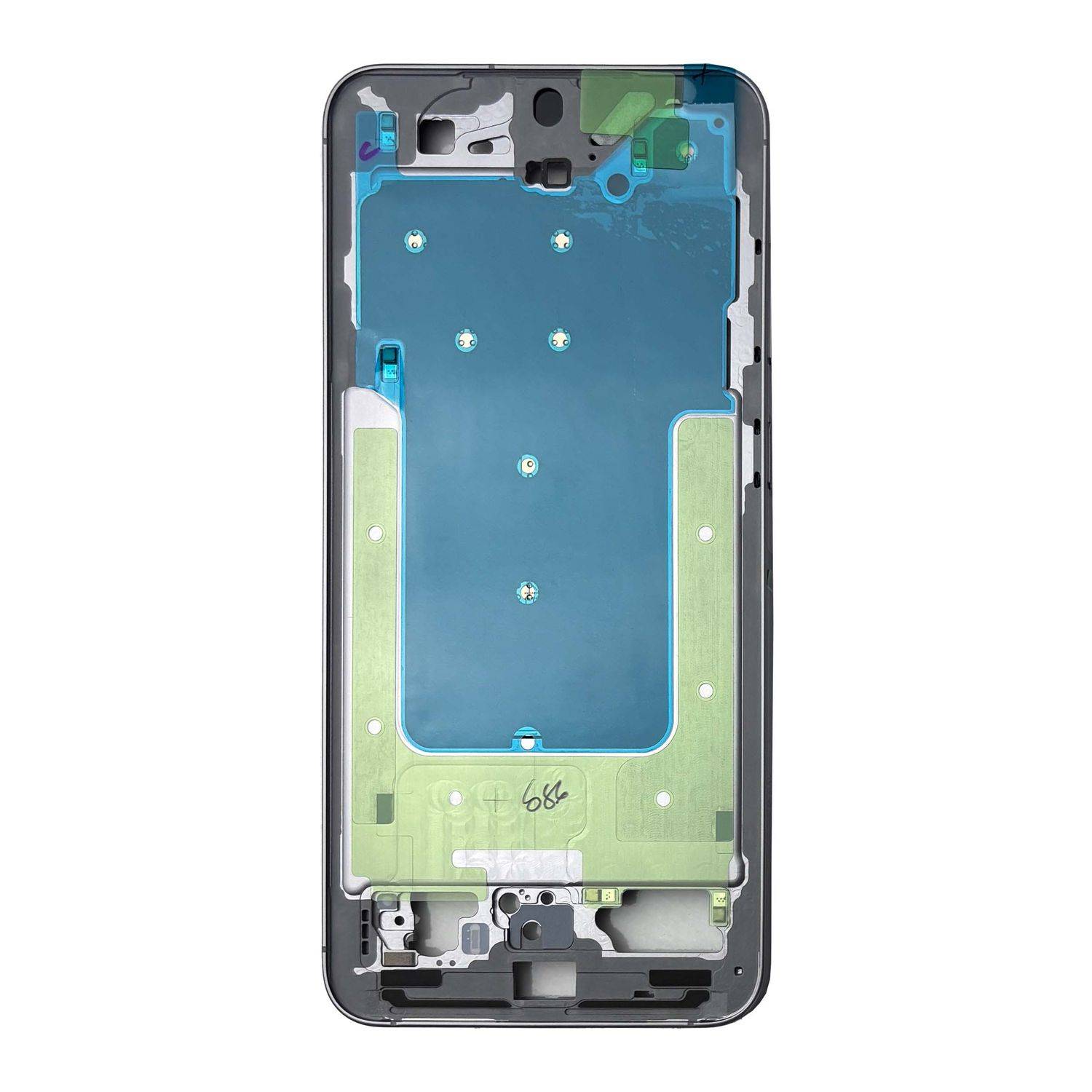 Samsung Display LCD Mittelrahmen Galaxy S25 Plus GH82-36367A Ersatzteil Silber