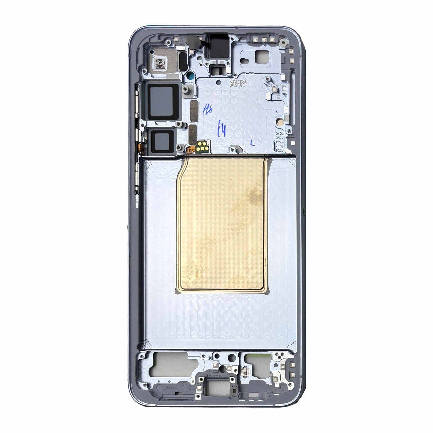 Samsung Display LCD Mittelrahmen Galaxy S25 Plus GH82-36367C Ersatzteil Icy Blue