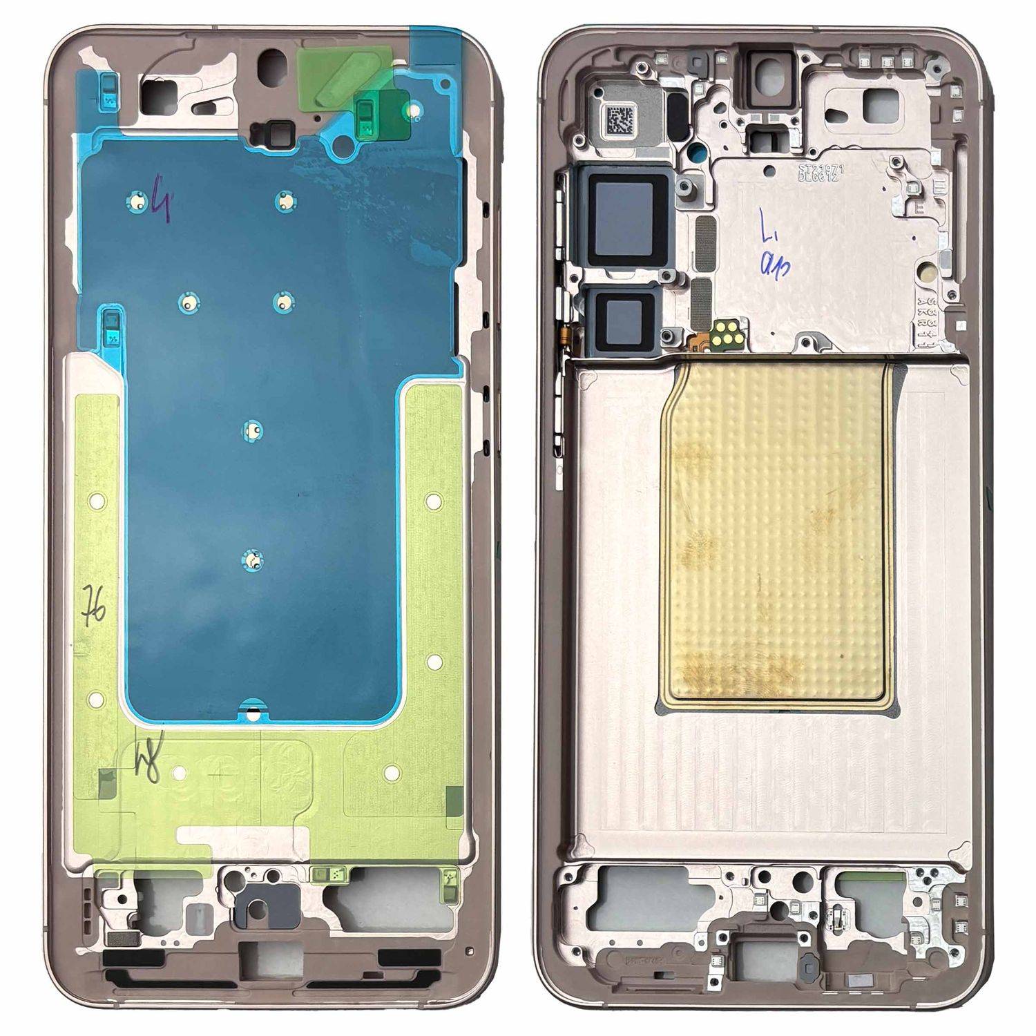 Samsung Display LCD Mittelrahmen Galaxy S25 Plus GH82-36367F Ersatzteil Pinkgold