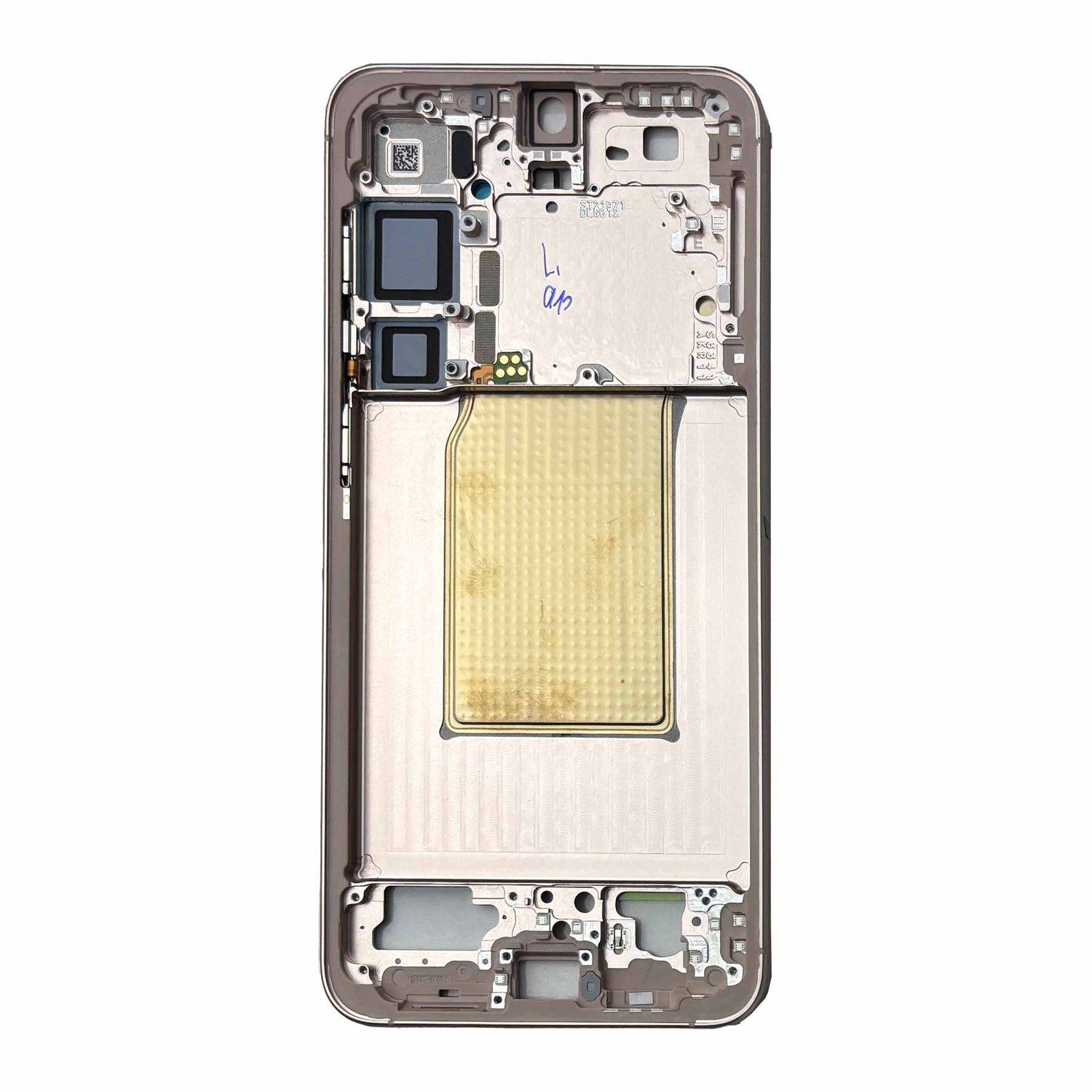 Samsung Display LCD Mittelrahmen Galaxy S25 Plus GH82-36367F Ersatzteil Pinkgold