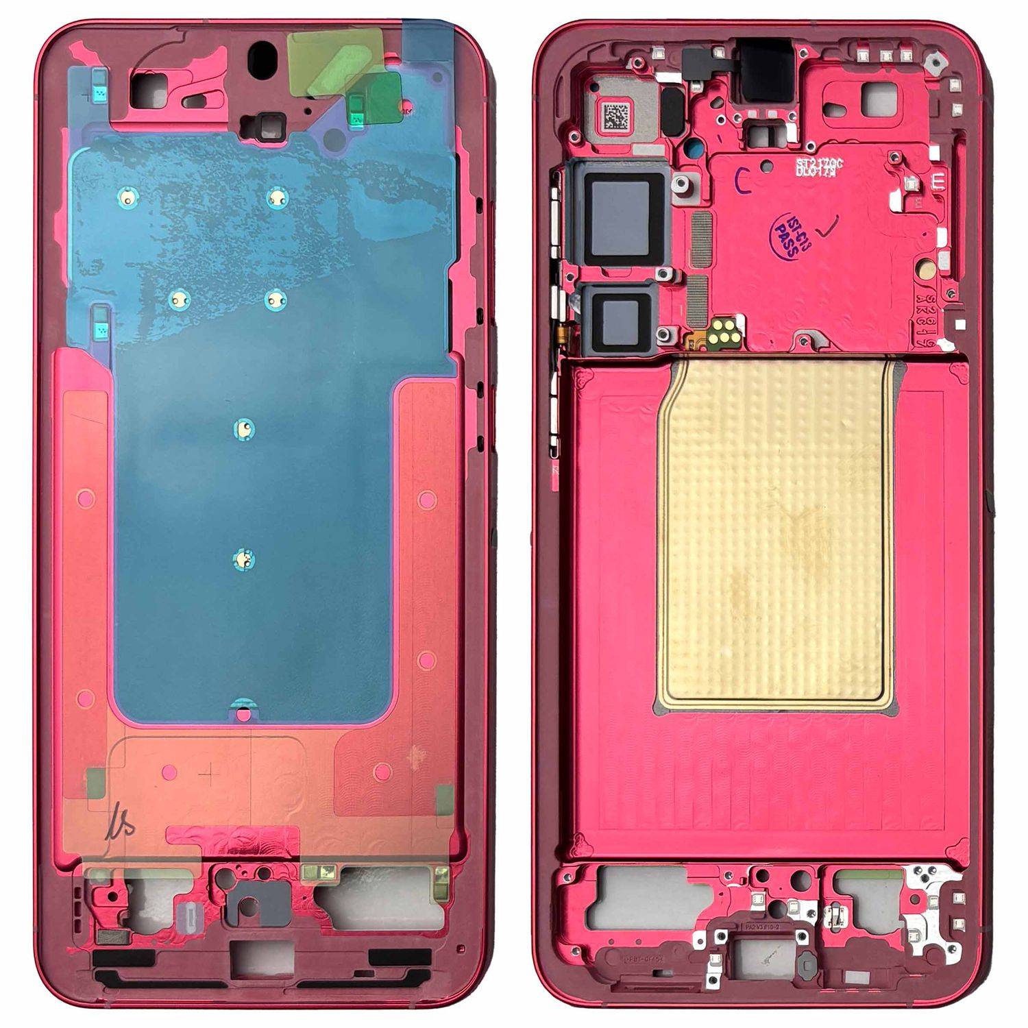 Samsung Display LCD Mittelrahmen Galaxy S25 Plus GH82-36367G Ersatz Coral Red