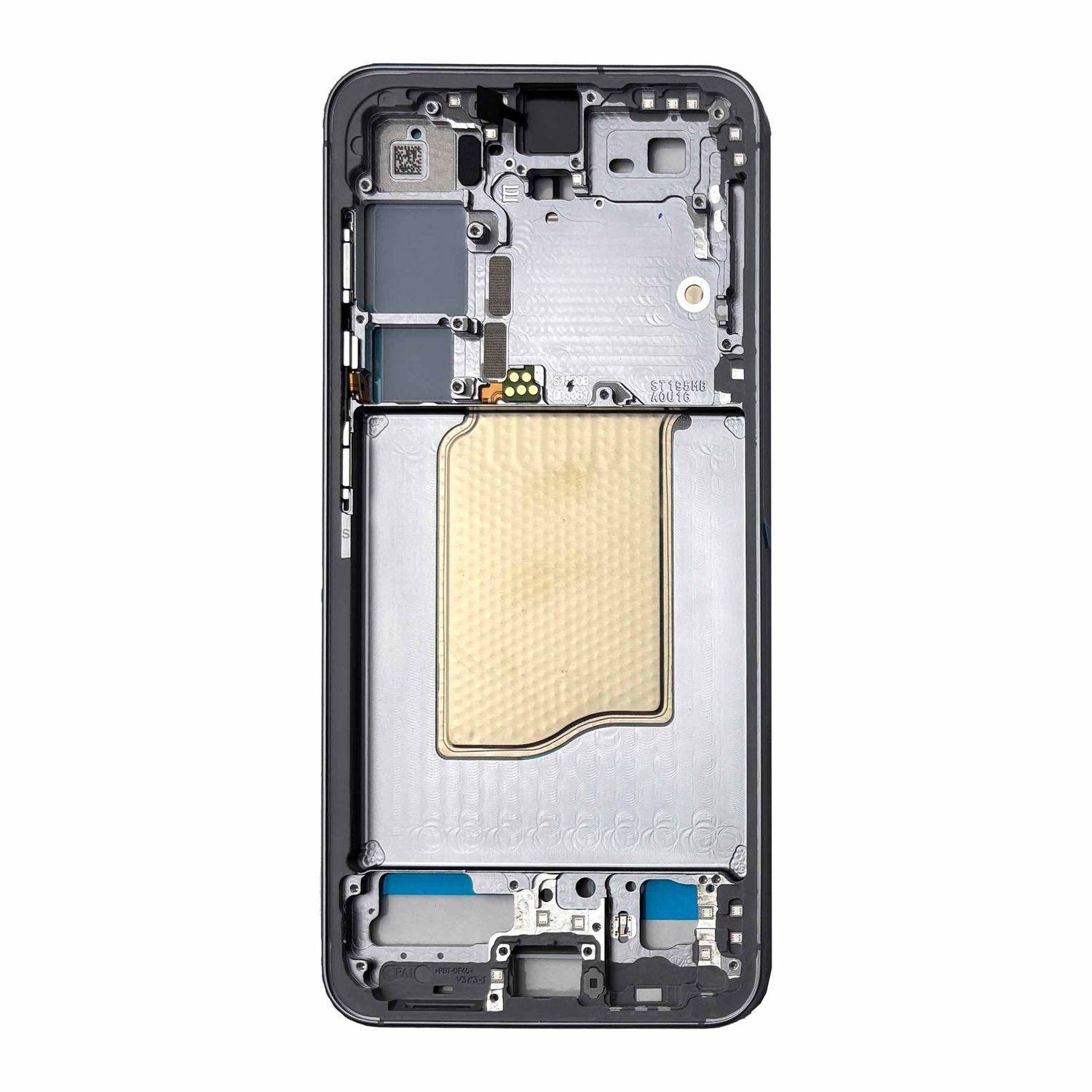 Samsung Display LCD Mittelrahmen Galaxy S25 GH82-36328A Ersatzteil Silver Shadow
