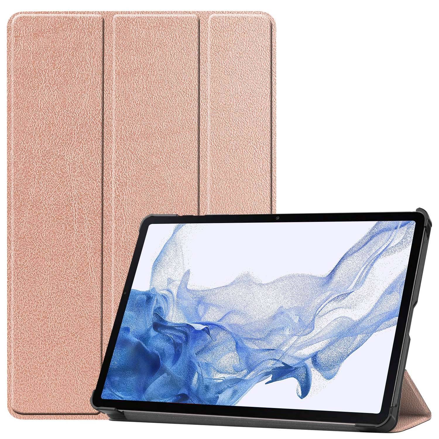 Für Samsung Galaxy Tab S10 FE / S9 / S9 FE / S8 3folt Wake UP Smart Cover Tablet Tasche Hülle Case Neu