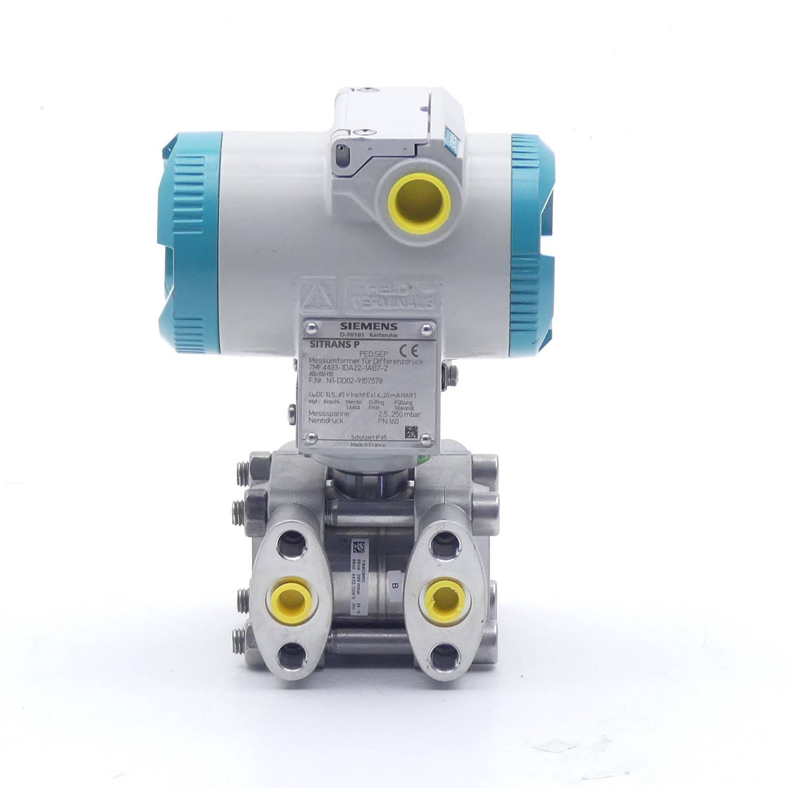 Siemens Messumformer für Differenzdruck (7MF4433-1DA22-1AB7-Z)