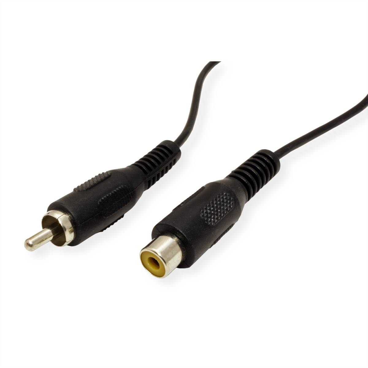 VALUE Cinch-Verlängerungskabel simplex ST/BU, 5 m Kabel Audio- / Videokabel diverse