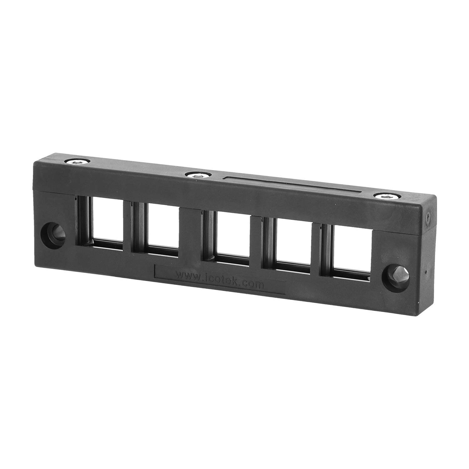 42250 icotek Kabeleinführungsleiste KEL24/05 schmal für Kabeltüllen 5x klein Montageausschnitt 112,0mm x 24,0mm -