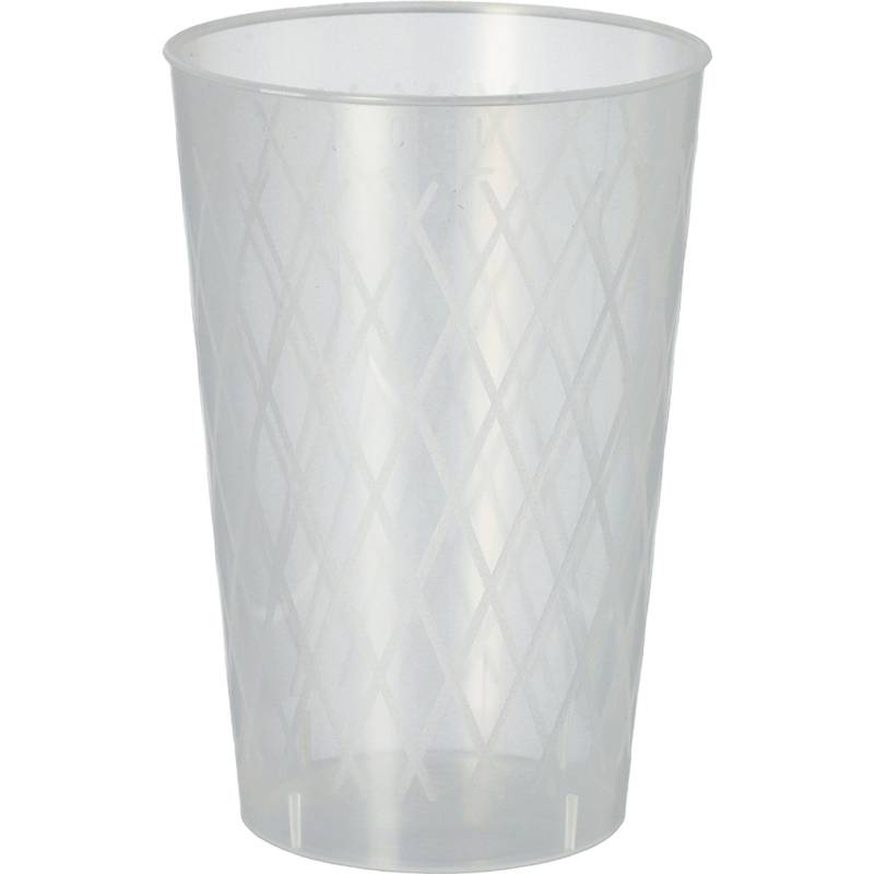 PAPSTAR Mehrweg-Trinkbecher, 0,25 l, transluzent, 40er