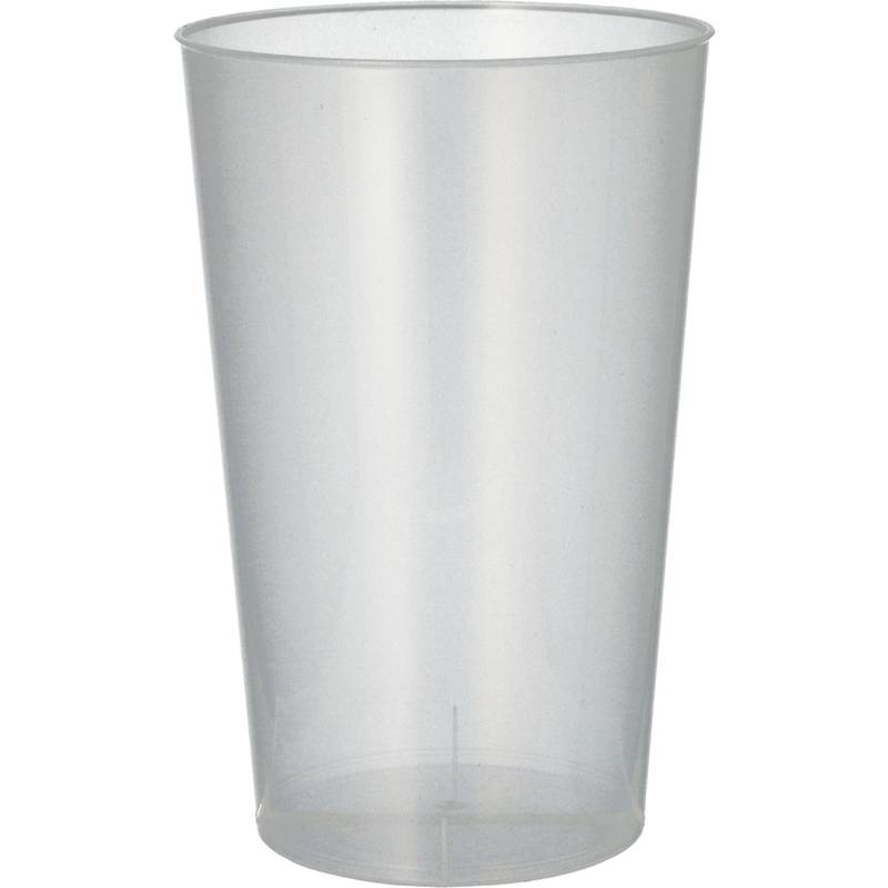 PAPSTAR Mehrweg-Trinkbecher PP, 0,5 l, transluzent, 30er