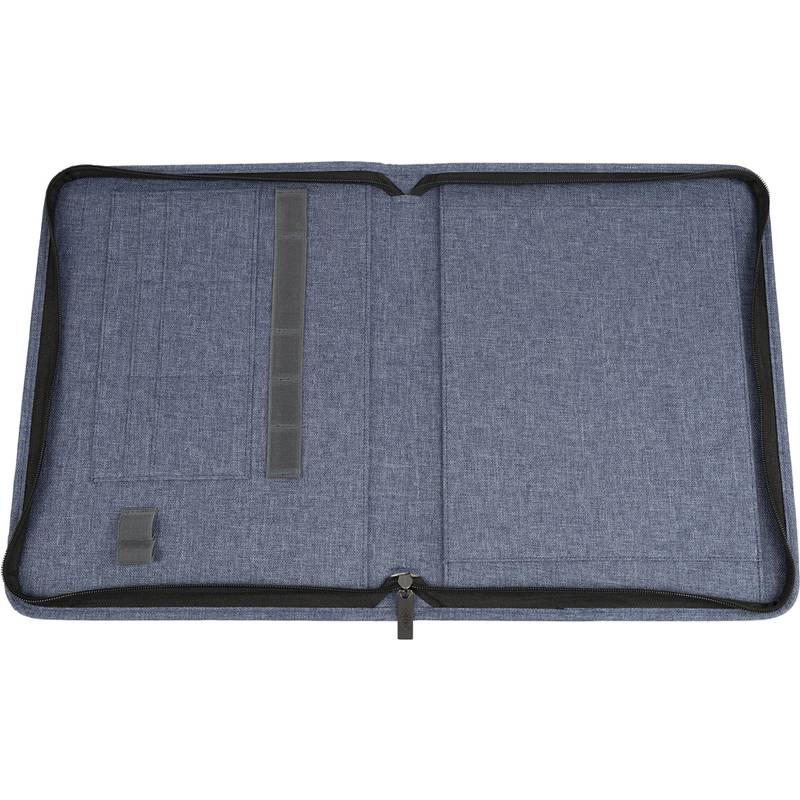 WEDO Schreibmappe "DENIM", aus Polyester, blaumeliert