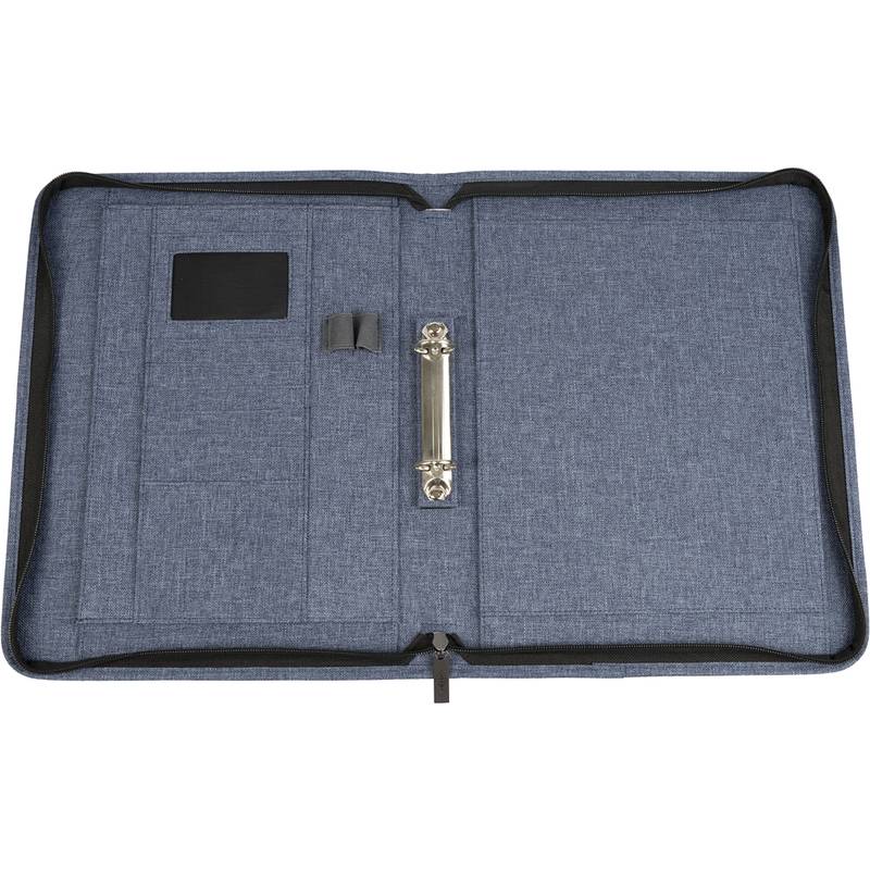 WEDO Ringbuchmappe "DENIM, A4, aus Polyester, blaumeliert