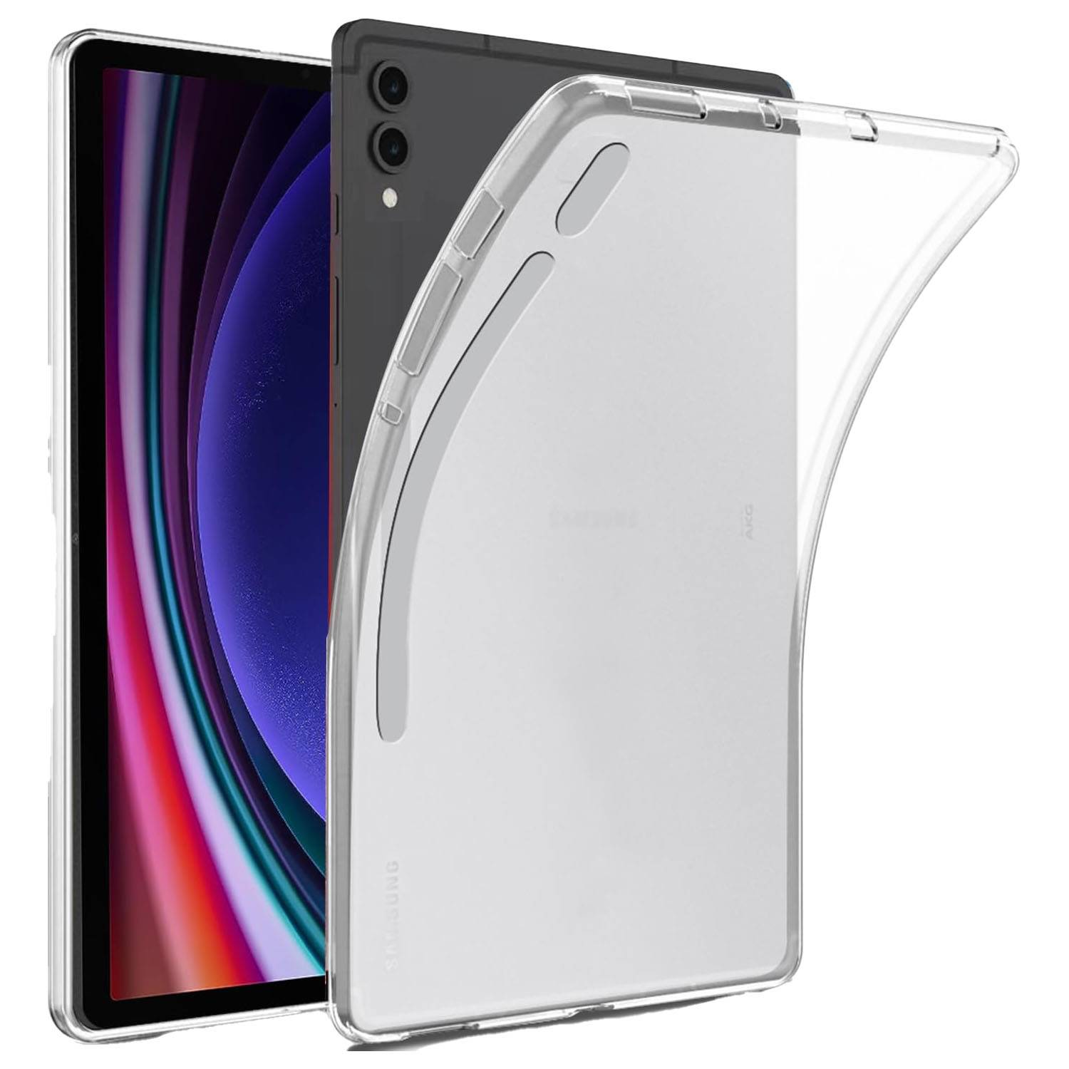 Für Samsung Galaxy Tab S10 Plus / S9 Plus FE Plus / S8 Plus Transparent Tablet Tasche Hülle TPU Silikon