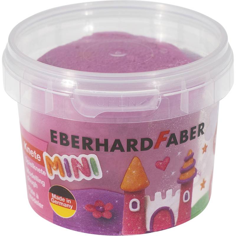 EBERHARD FABER Spielknete Glitzer, pink-glitzer, 100 g Dose