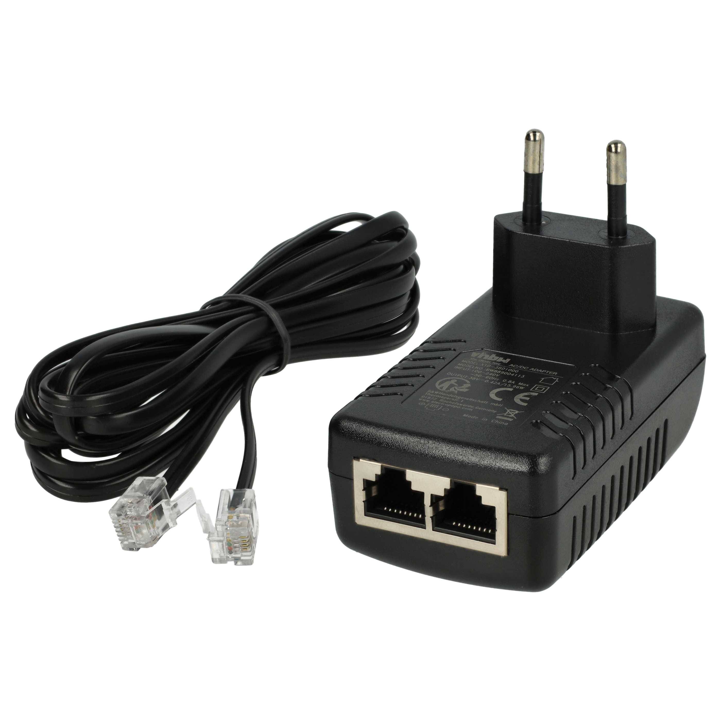 vhbw Netzteil kompatibel mit Siemens OptiPoint WL2 professional, 420 standard S Festnetz-Telefon, Haustelefon - 300 cm