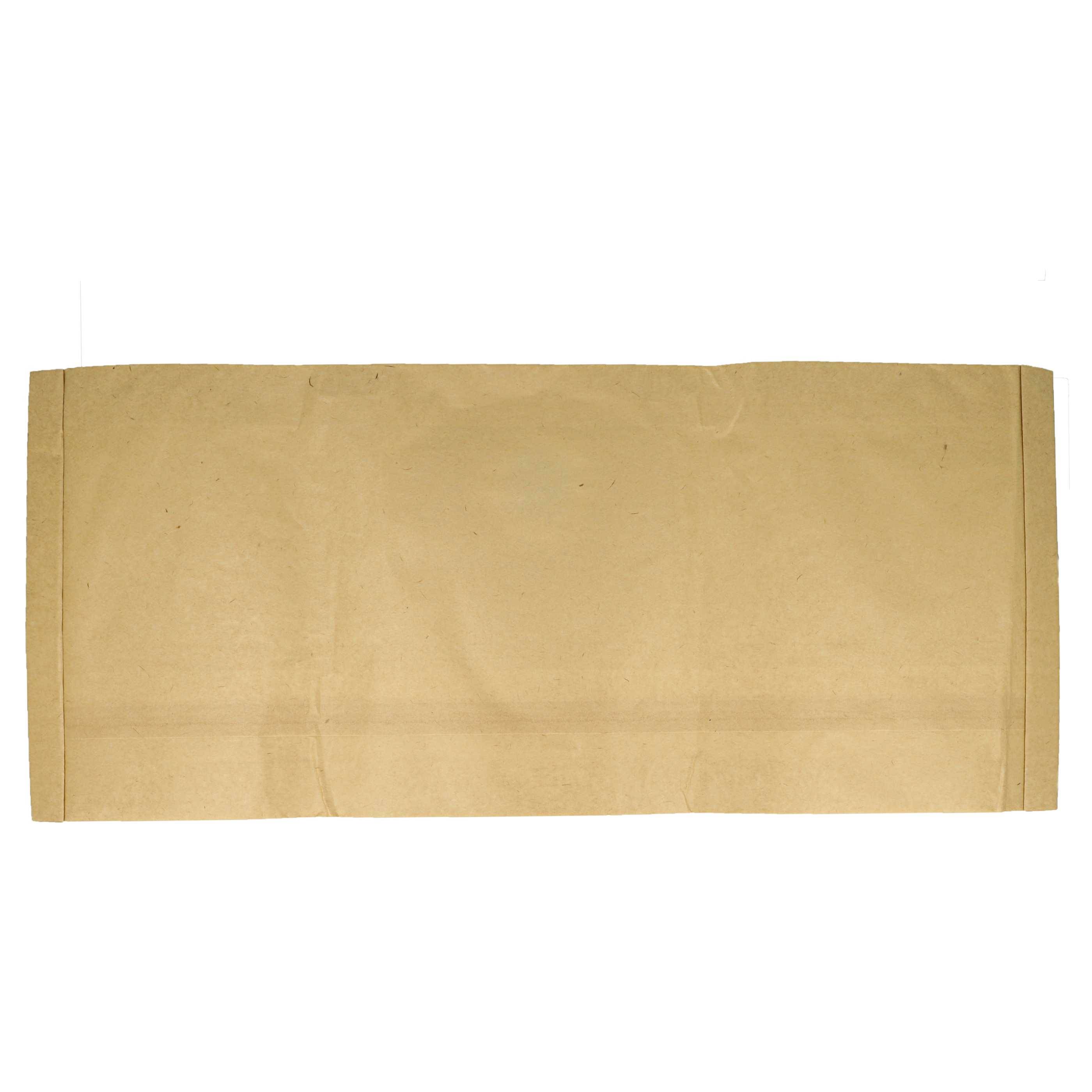 vhbw 20x Staubbeutel kompatibel mit Parkside PNTS 1300, PNTS 1300 B2, PNTS 1300 A1 Staubsauger - Papier, 58,5cm x 25,4cm braun