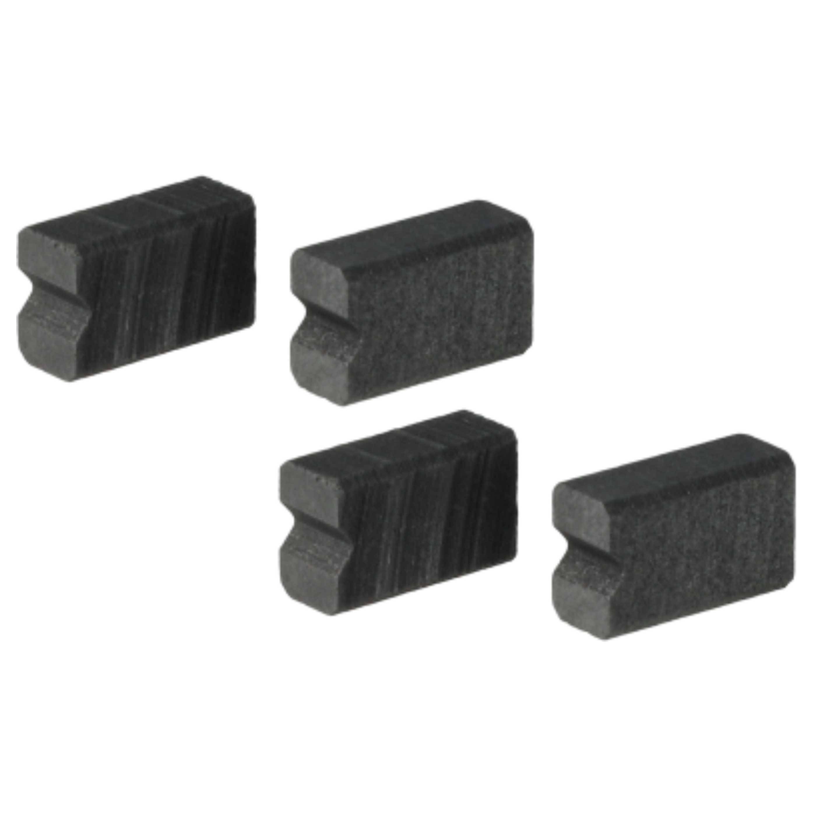 vhbw 4x Kohlebürste 6,25 x 4 x 10 mm kompatibel mit Siemens Surpresso TK58001 - compact Kaffeemaschine, Mahlwerk, Mahlwerksmotoren