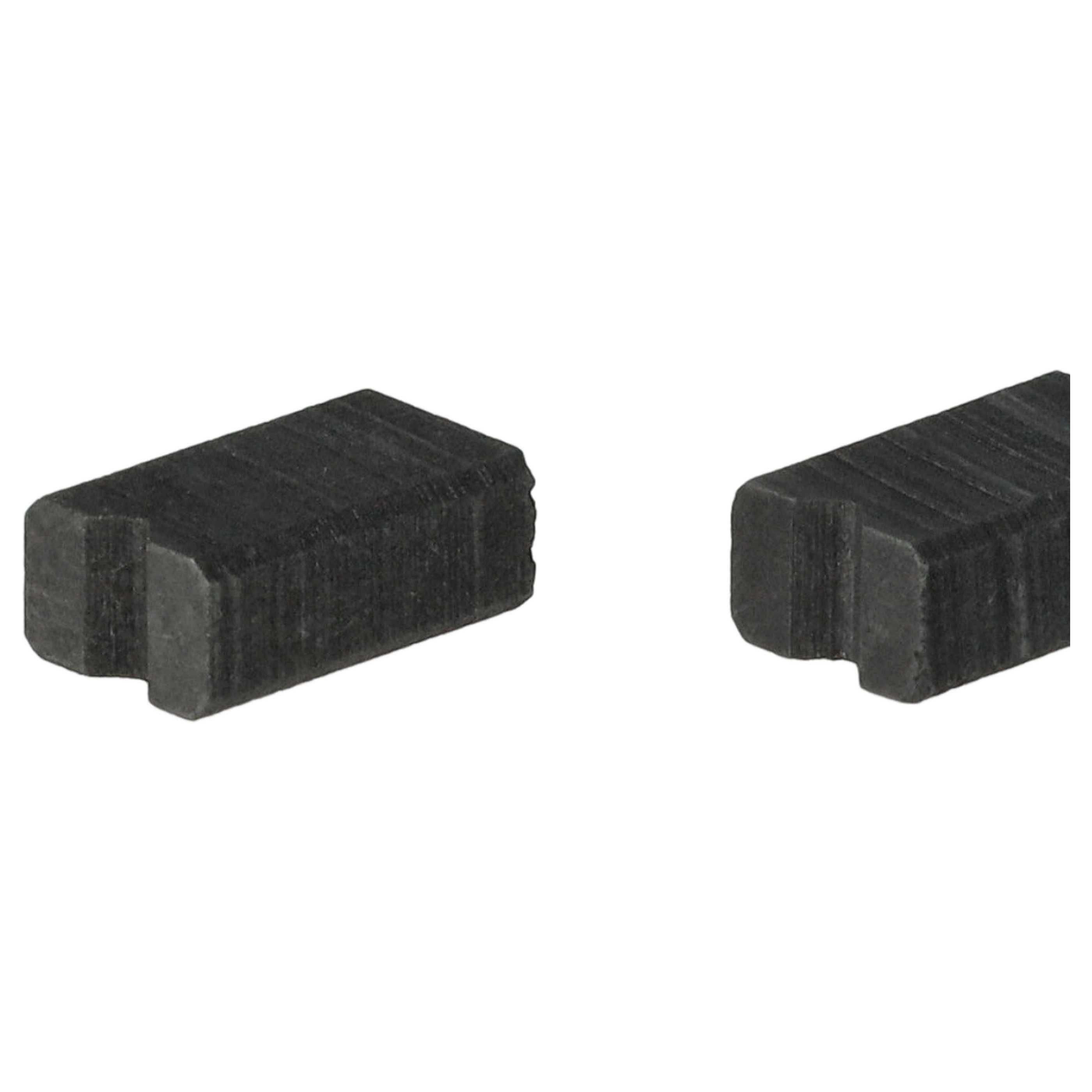 vhbw 4x Kohlebürste 6,25 x 4 x 10 mm kompatibel mit Bosch Benvenuto TCA5309 - classic Kaffeemaschine, Mahlwerk, Mahlwerksmotoren
