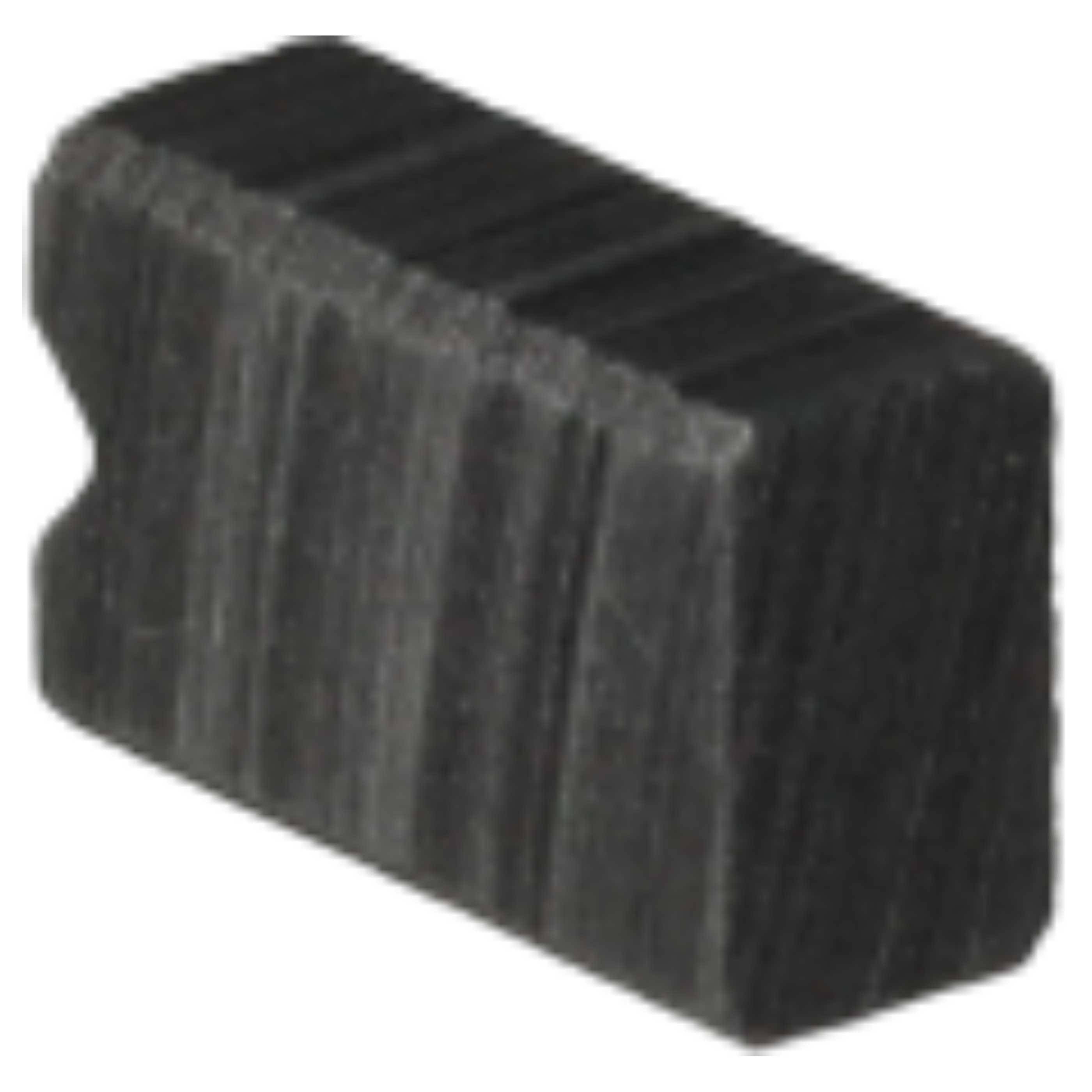 vhbw 4x Kohlebürste 6,25 x 4 x 10 mm kompatibel mit Bosch Benvenuto TCA5809 - classic Kaffeemaschine, Mahlwerk, Mahlwerksmotoren