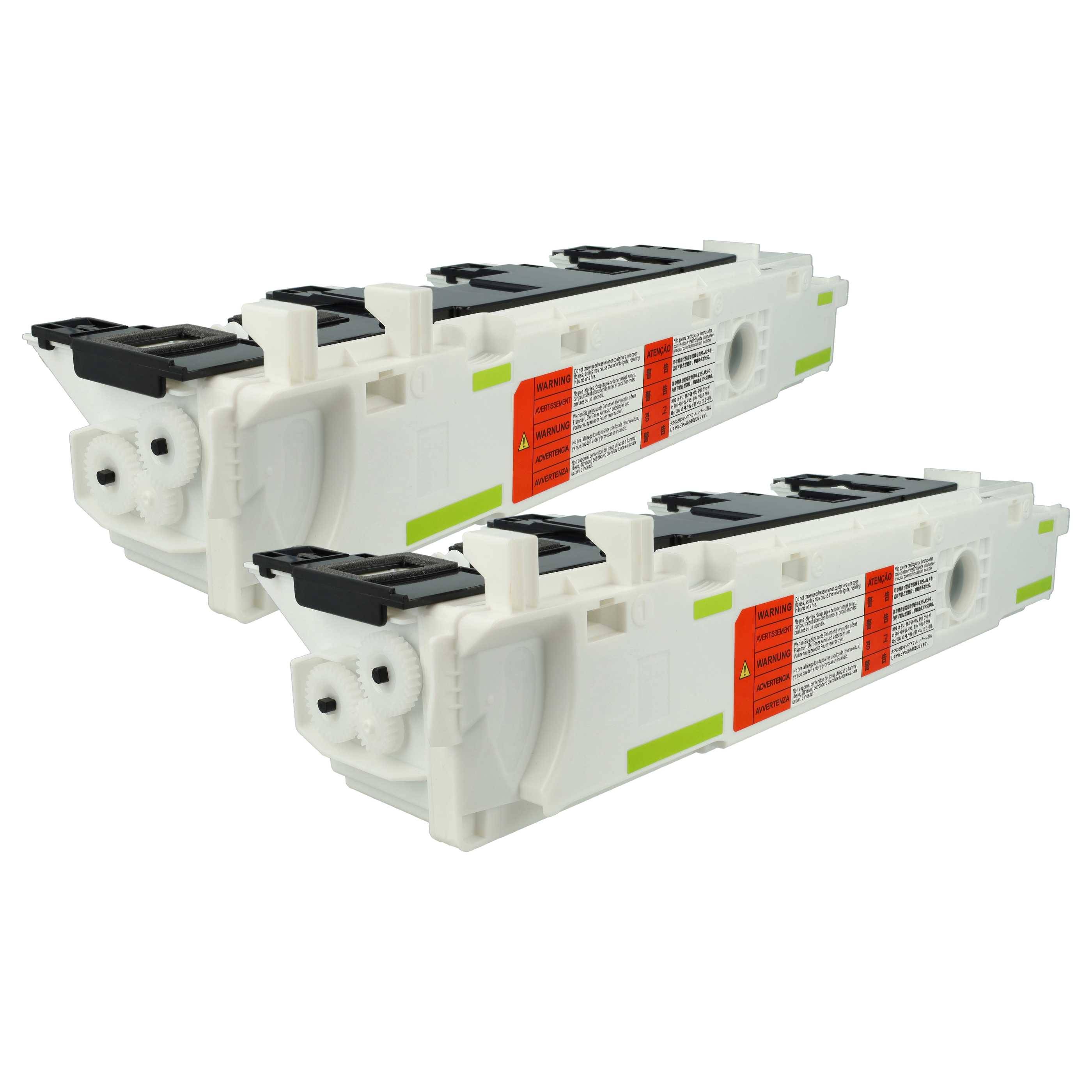 vhbw 2x Resttonerbehälter kompatibel mit Canon imageRUNNER ADVANCE C5045, C5030, C 5035/i, C 5030/i, C5035 Laser-Drucker