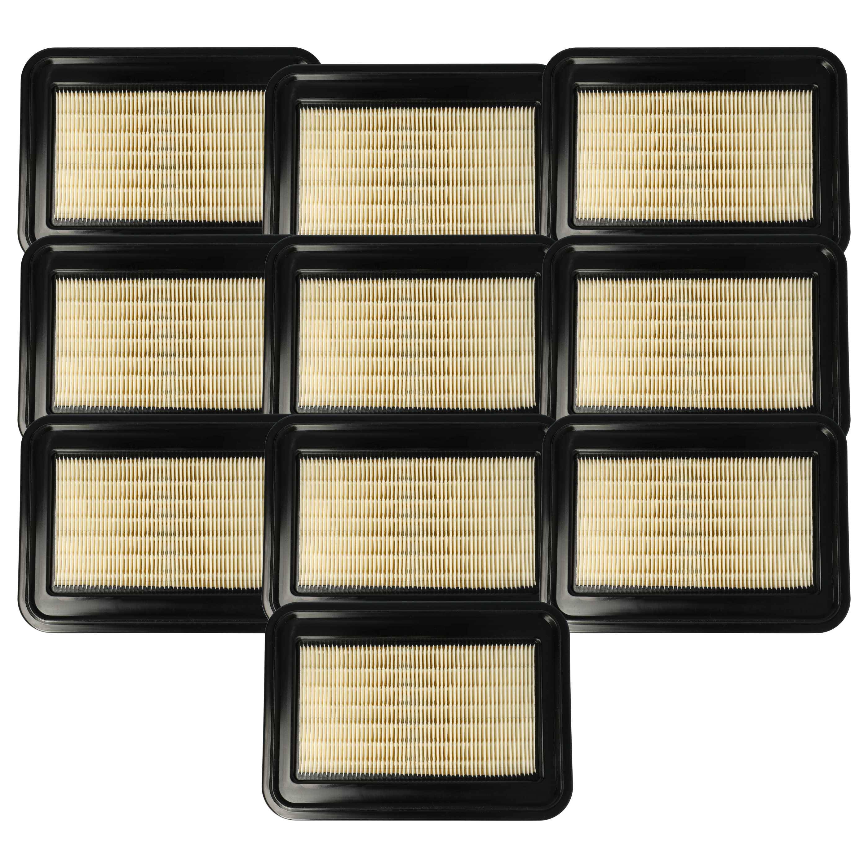 vhbw 10x Flachfaltenfilter F7 Ersatz für Mirka 8999100411 für Staubsauger