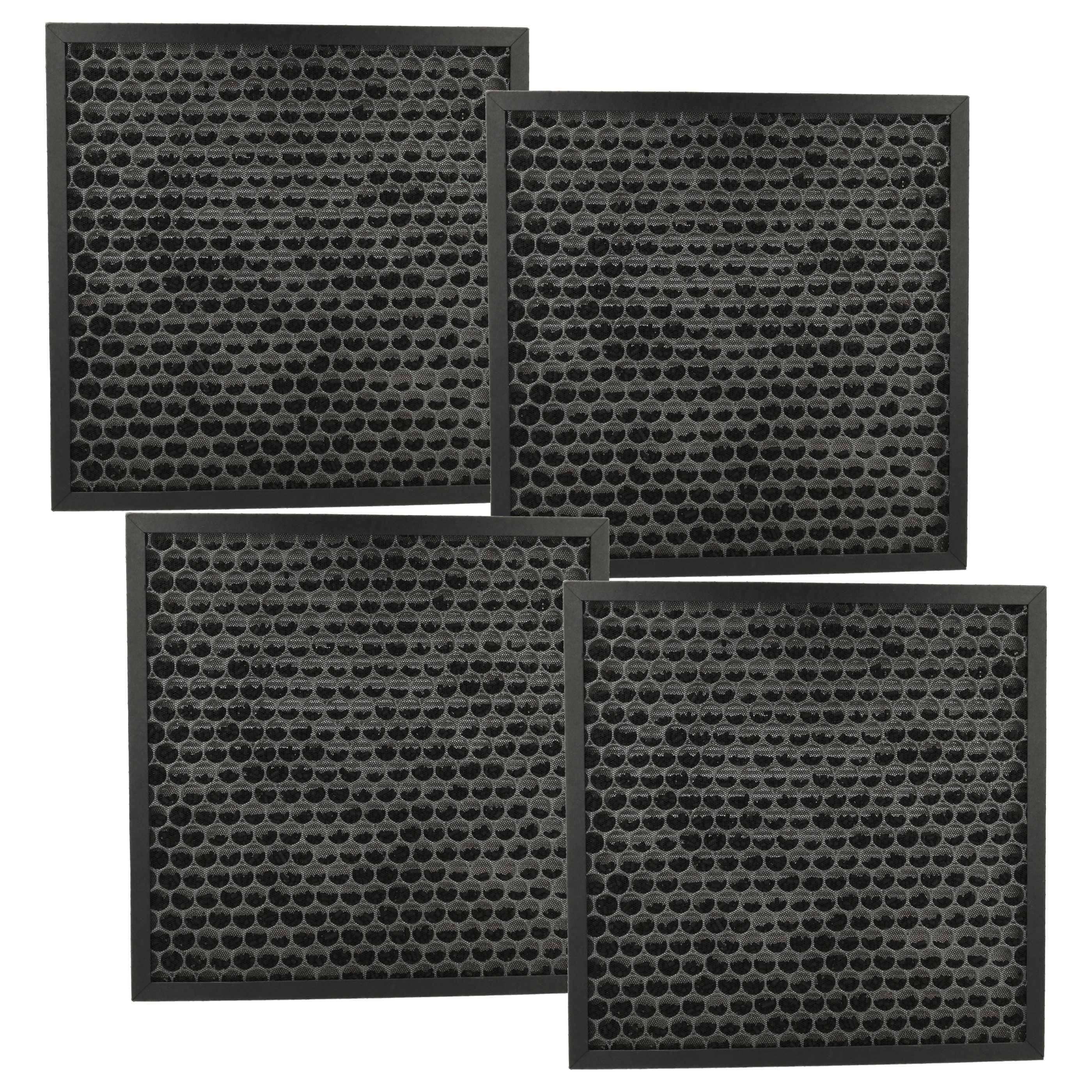 vhbw 4x Luftilter Ersatz für DeLonghi 5513710011 für Luftreiniger - Kombifilter HEPA + Aktivkohle
