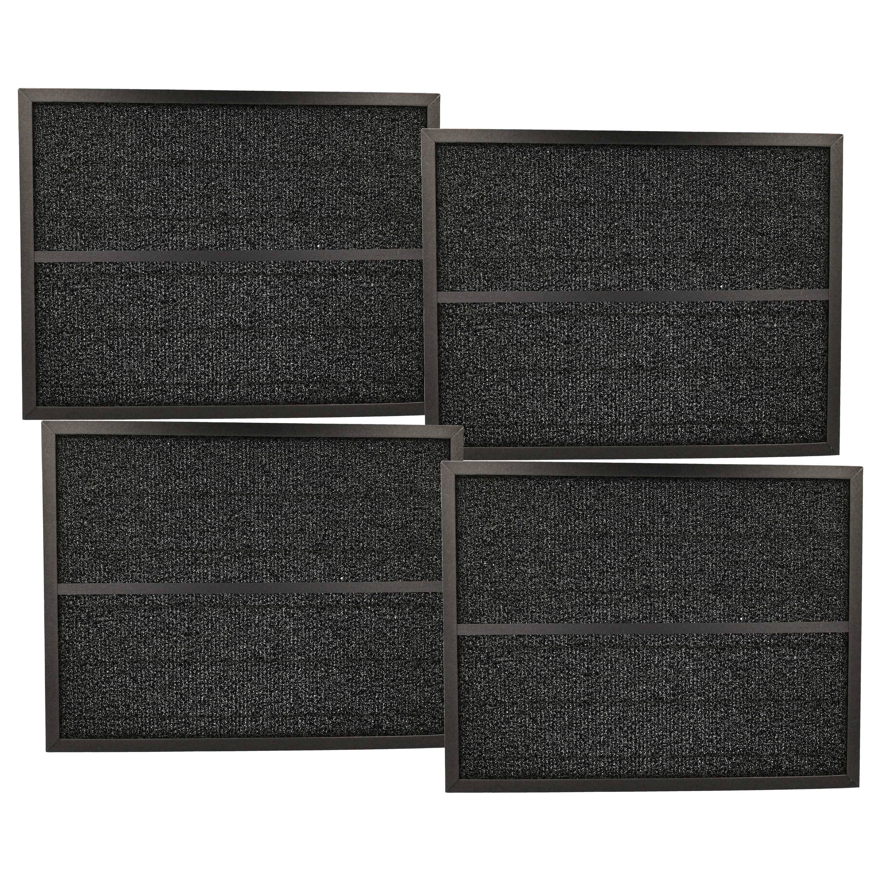 vhbw 4x Luftilter Ersatz für DeLonghi 5513710001 für Luftreiniger - Kombifilter Aktivkohle + Schwebstofffilter