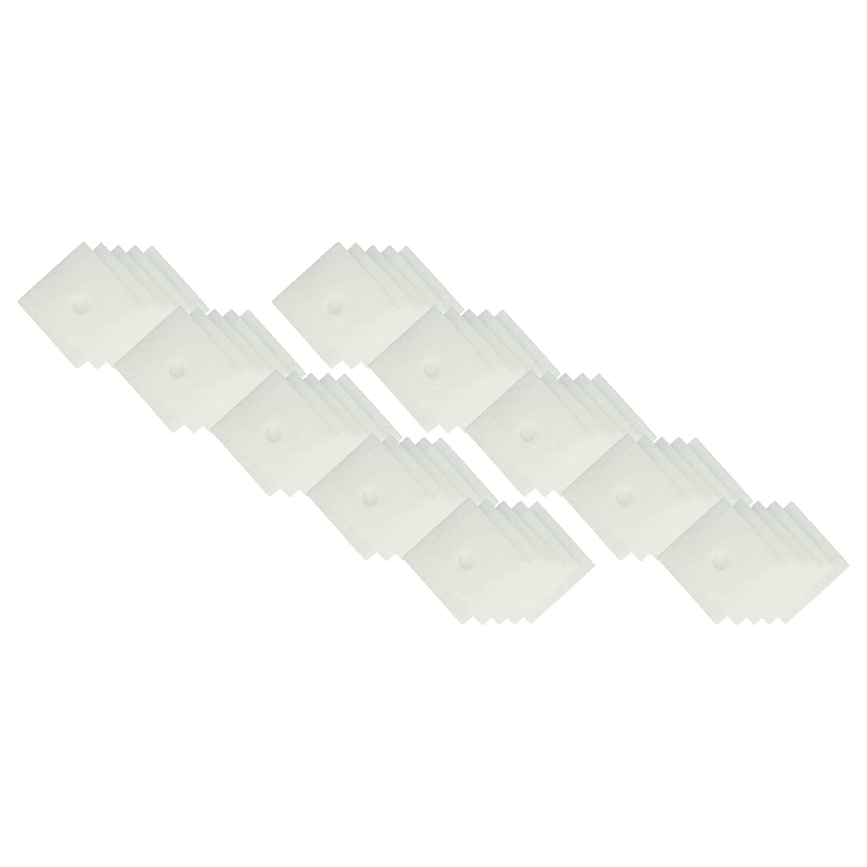 vhbw 50x Luftfilter kompatibel mit Lunos Skalar | LRK-S, LRA-S, LRK-2S Lüfter, Ventilator, Lüftungsgerät