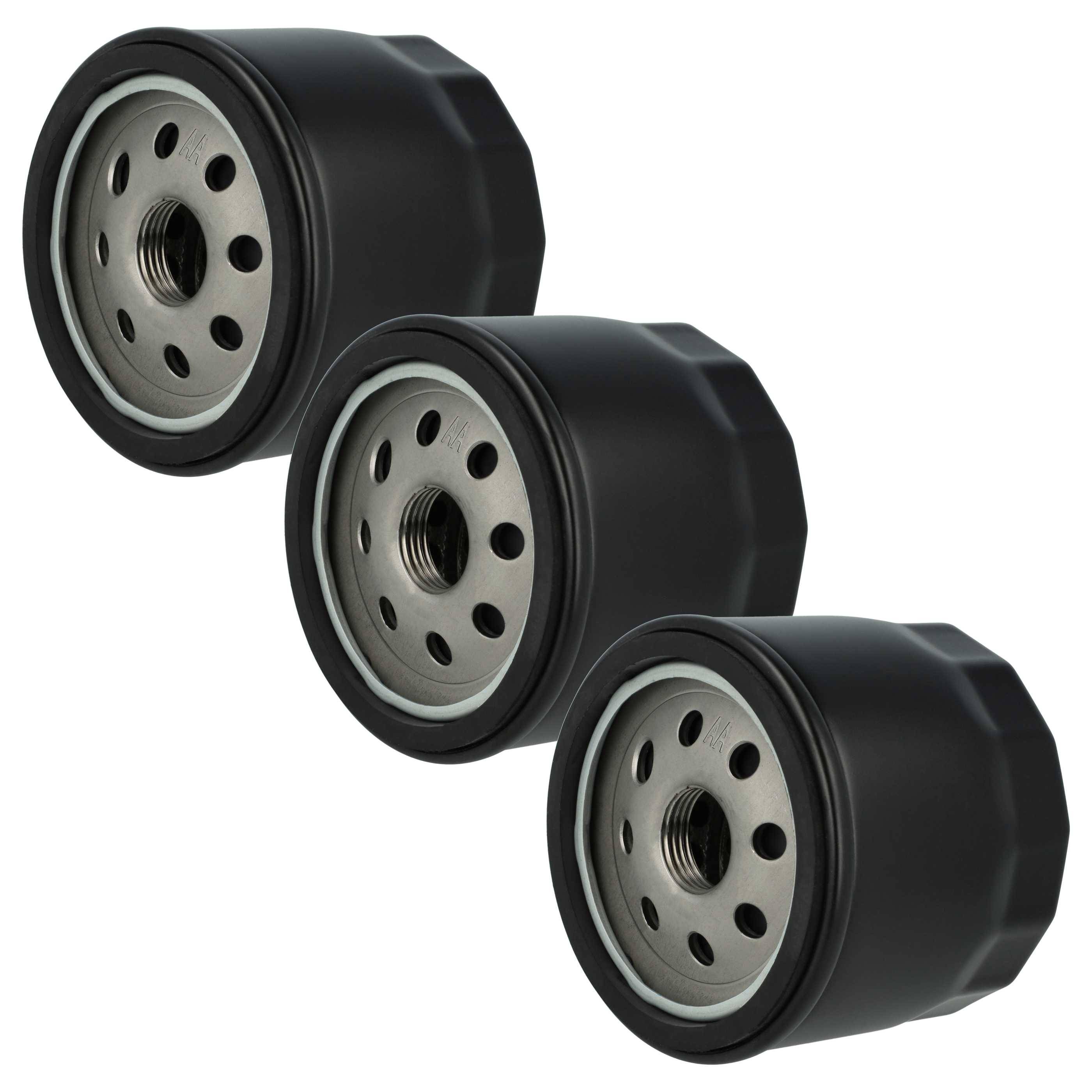 vhbw 3x Ölfilter kompatibel mit Cub Cadet 1500/2000, GT 1554, LT 1040 Rasenmäher - Ersatzfilter