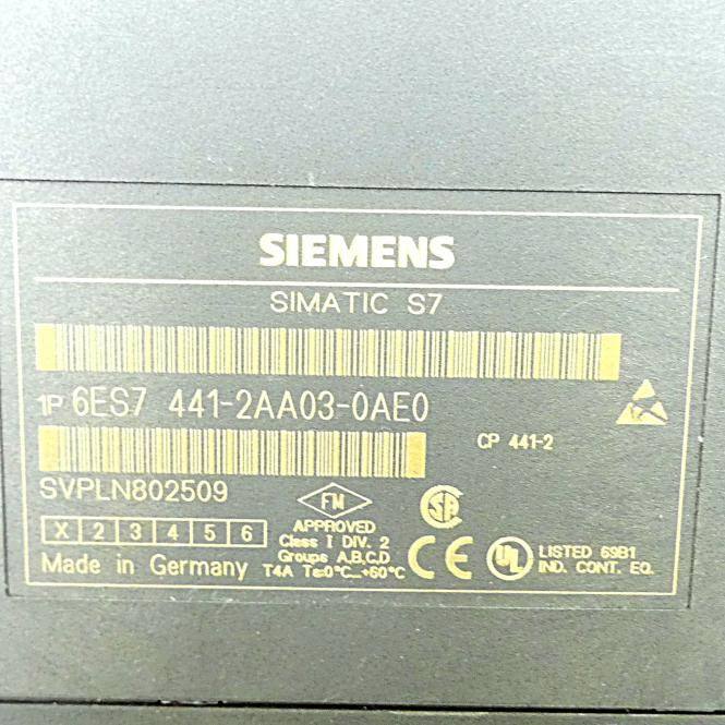 Siemens Kommunikationsprozessor SIMATIC S7-400 CP 441-2 (6ES7 441-2AA03-0AE0)