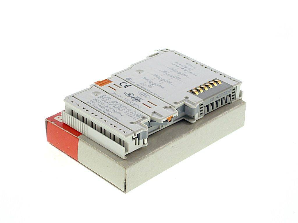 BECKHOFF KL6001 (Beckhoff I/O System: Serielle Schnittstelle RS232, 9,6 kBaud)