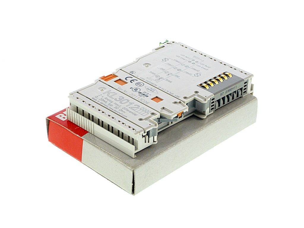 BECKHOFF KL3012 (Beckhoff I/O System: Busklemme, 2AI, 0 ... 20 mA, 12 Bit)