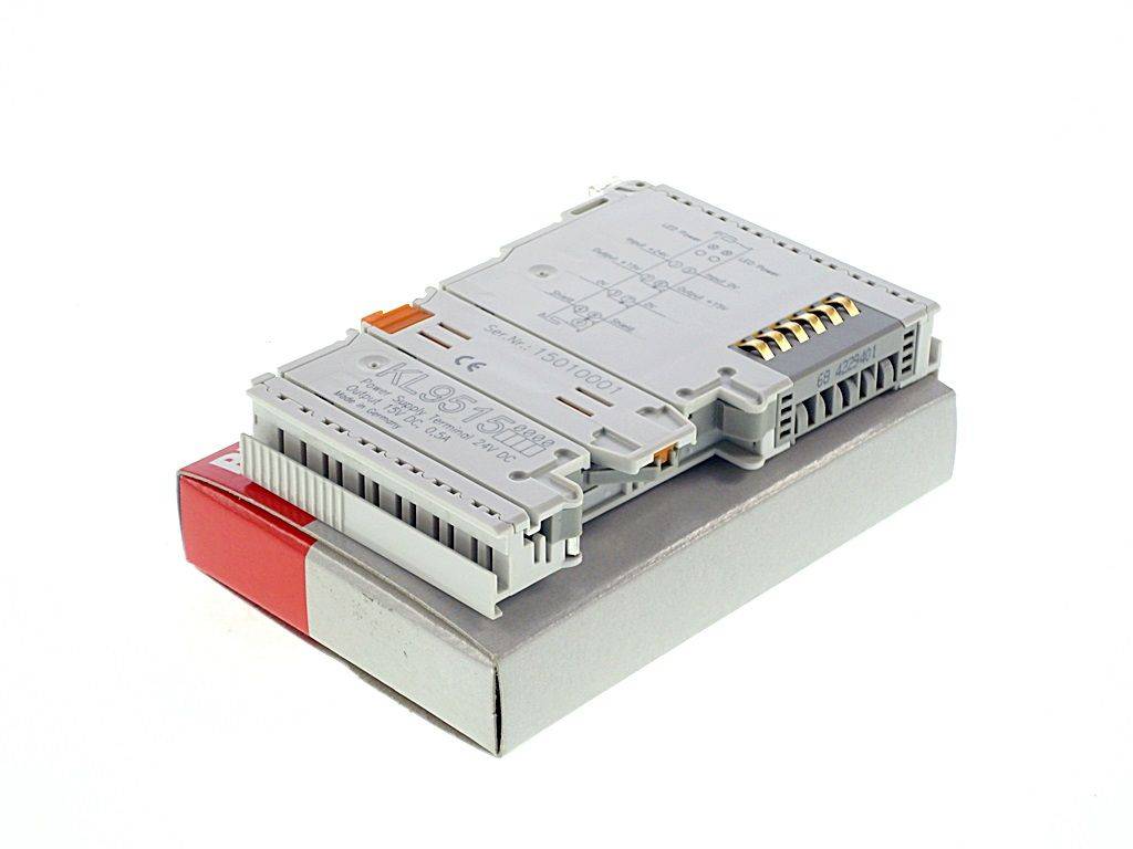 BECKHOFF KL9515 (Beckhoff I/O System: Netzteilklemme 24 V DC, Ausgang 15 V DC)