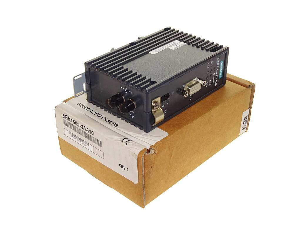SIEMENS 6GK1 502-3AA10 (Profibus OLM / P3 OPTICAL LINK MODULE FUER LWL, 3-KANAL)
