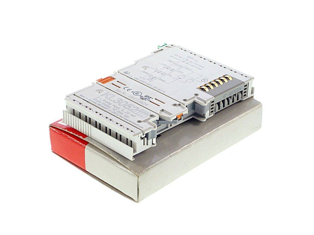 BECKHOFF KL3052 (Beckhoff I/O System: Busklemme, 2AI, 4...20 mA, 12 Bit)