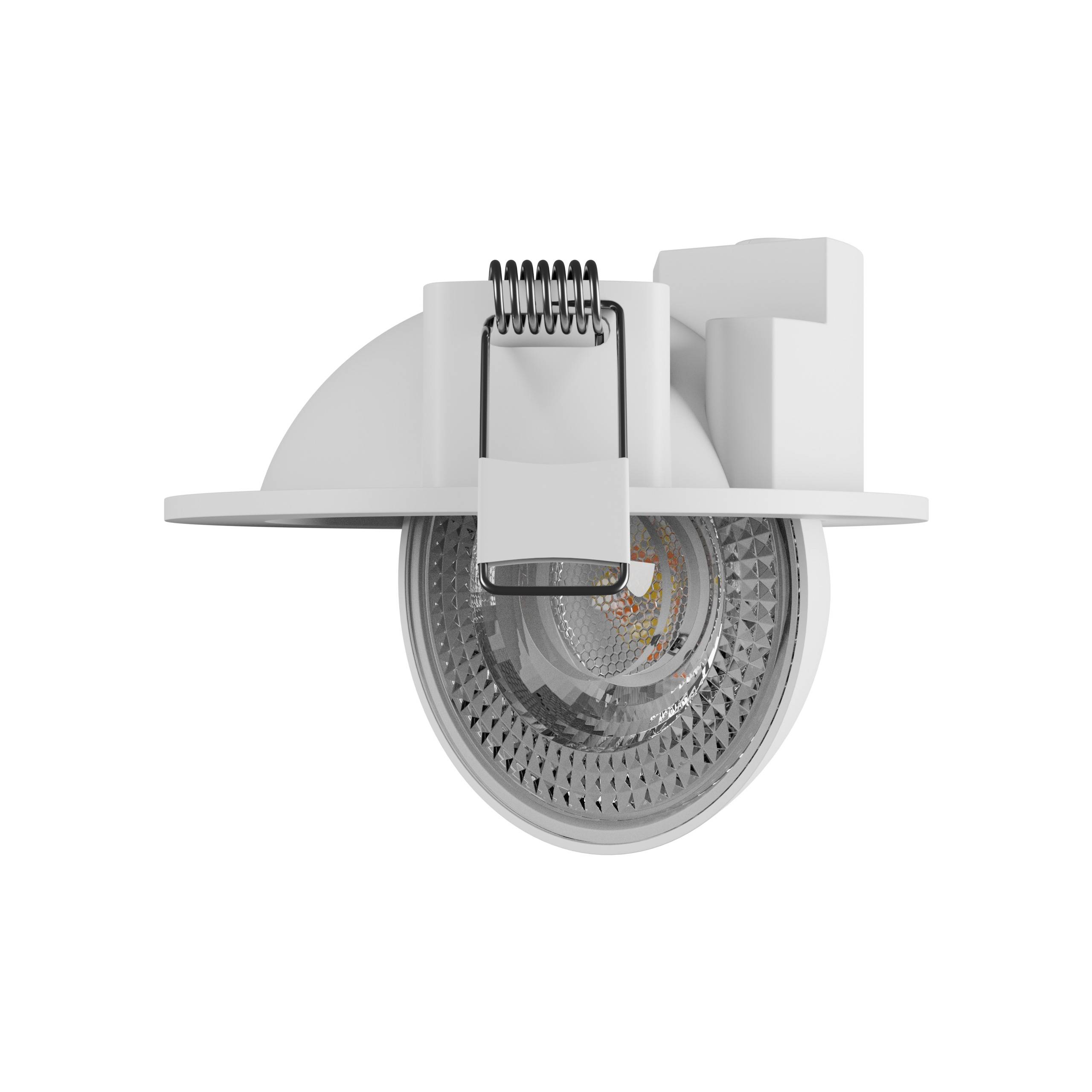 Spectrum LED MOBILO LED Einbaustrahler 6,5W rund Downlight 36° verstellbar 850lm weiß IP20 2700-6000K CCT