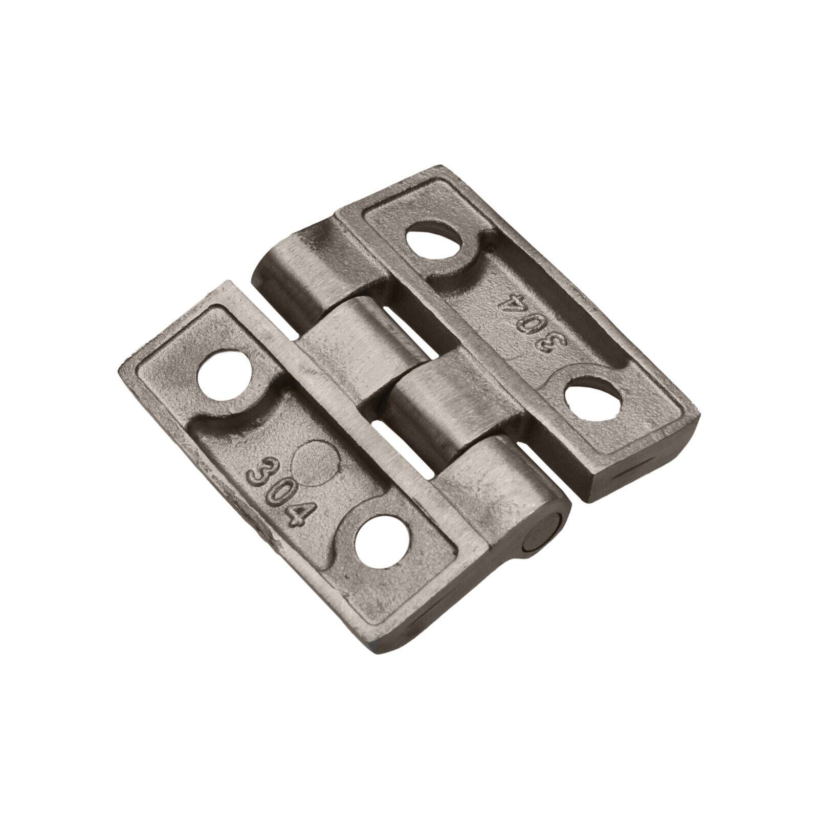 V2A Edelstahl Scharnier Metallscharnier rostfrei Türscharnier Möbelscharnier 50x50mm