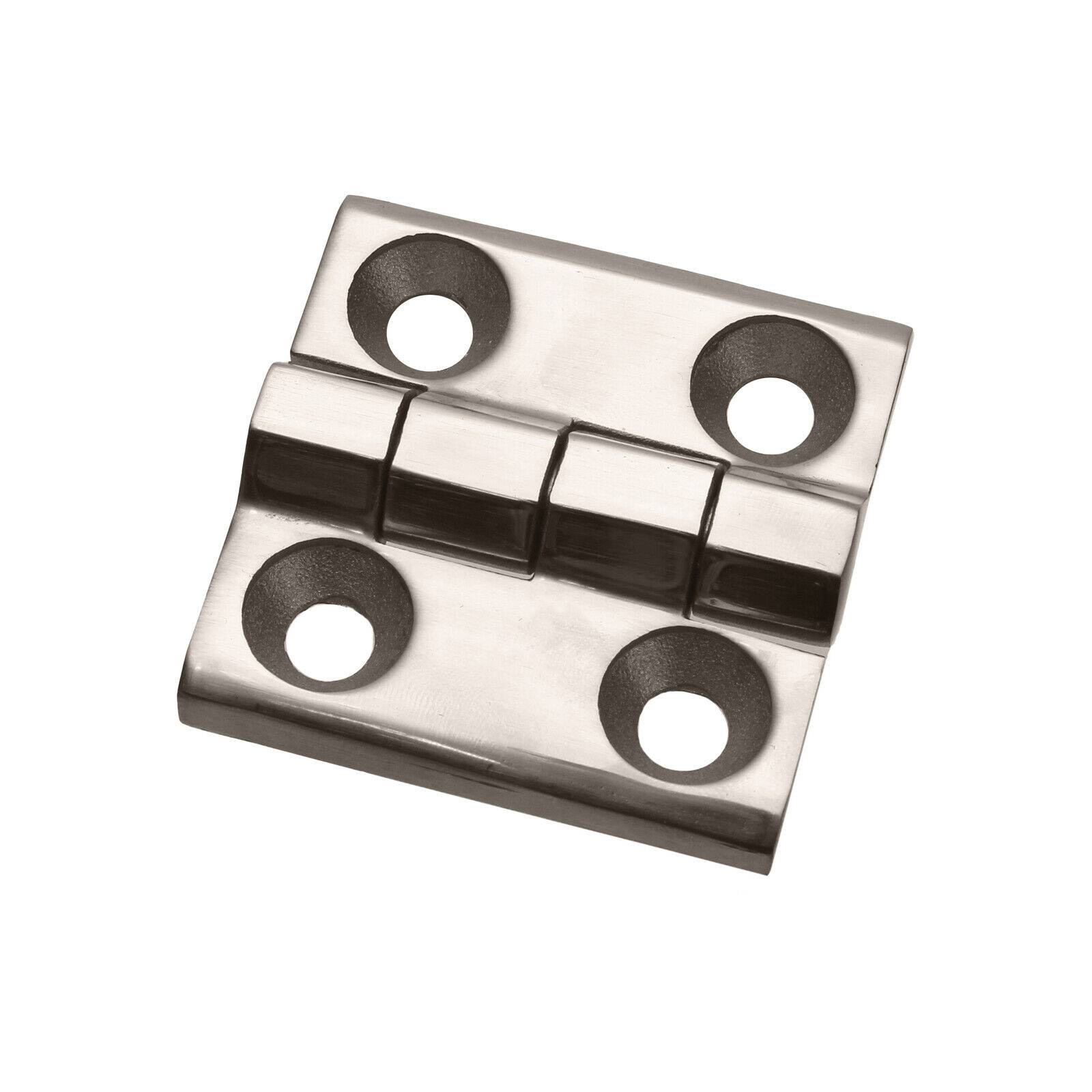 V2A Edelstahl Scharnier Metallscharnier rostfrei Türscharnier Möbelscharnier 60x60mm