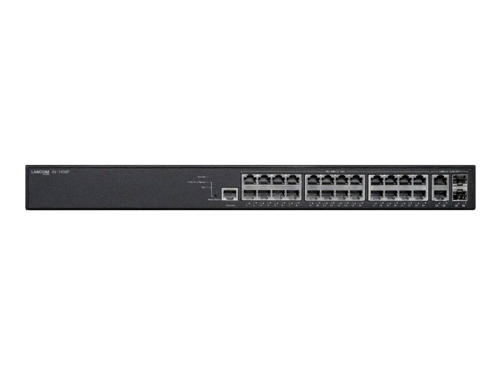 LANCOM GS-2426P mngd L2-POE Switch 26 Port 24 Gigabit+2 Combo