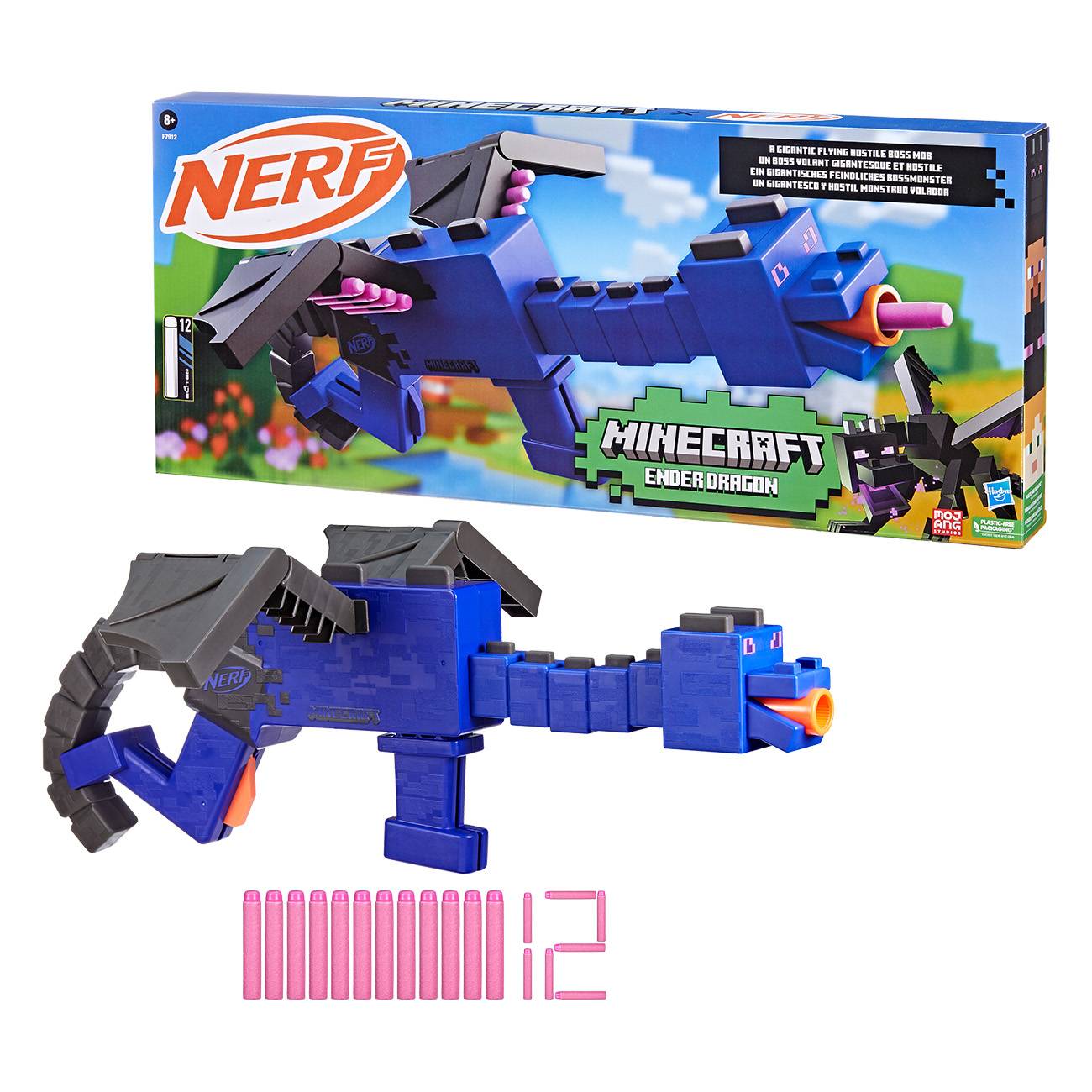 Nerf Minecraft Ender Dragon Blaster Spielzeugwaffen