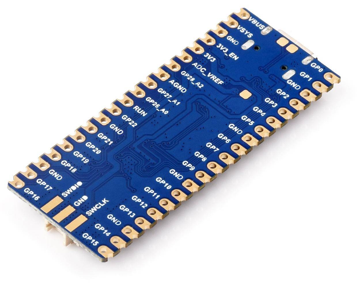 Waveshare RP2350-Plus Mikrocontroller, Dual-Core Cortex-M33, RISC-V, USB-C, 150 MHz - Flash-Speicher: 4 MB - Ausführung: Ohne Header