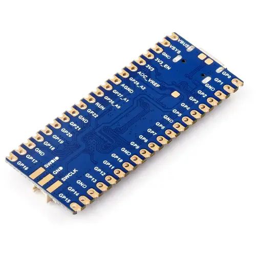 Waveshare RP2350-Plus Mikrocontroller, Dual-Core Cortex-M33, RISC-V, USB-C, 150 MHz - Flash-Speicher: 4 MB - Ausführung: Ohne Header Waveshare RP2350-Plus Mikrocontroller, Dual-Core Cortex-M33, RISC-V, USB-C, 150 MHz - Flash-Speicher: 4 MB - Ausführung: Ohne Header