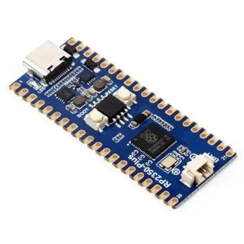 Waveshare RP2350-Plus Mikrocontroller, Dual-Core Cortex-M33, RISC-V, USB-C, 150 MHz - Flash-Speicher: 4 MB - Ausführung: Ohne Header Waveshare RP2350-Plus Mikrocontroller, Dual-Core Cortex-M33, RISC-V, USB-C, 150 MHz - Flash-Speicher: 4 MB - Ausführung: Ohne Header